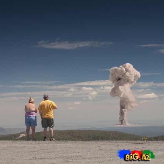 Atom partlayışına baxış (Fotolar)