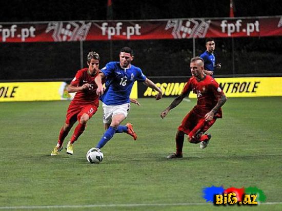 Dünya çempionatının seçmə mərhələsi: Portuqaliya 3:0 Azərbaycan (Foto, Video)
