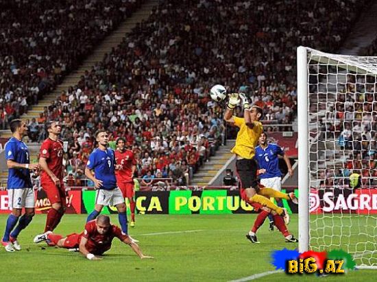 Dünya çempionatının seçmə mərhələsi: Portuqaliya 3:0 Azərbaycan (Foto, Video)