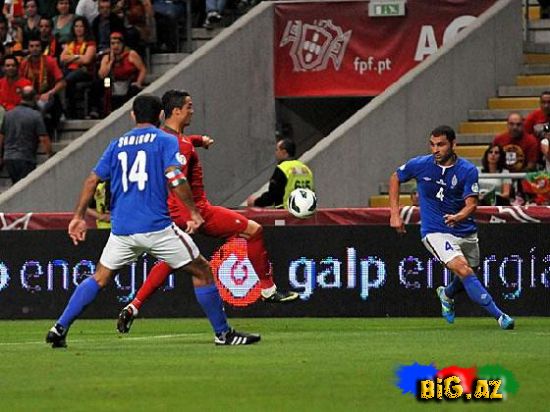 Dünya çempionatının seçmə mərhələsi: Portuqaliya 3:0 Azərbaycan (Foto, Video)