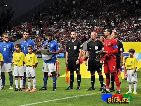 Dünya çempionatının seçmə mərhələsi: Portuqaliya 3:0 Azərbaycan (Foto, Video)