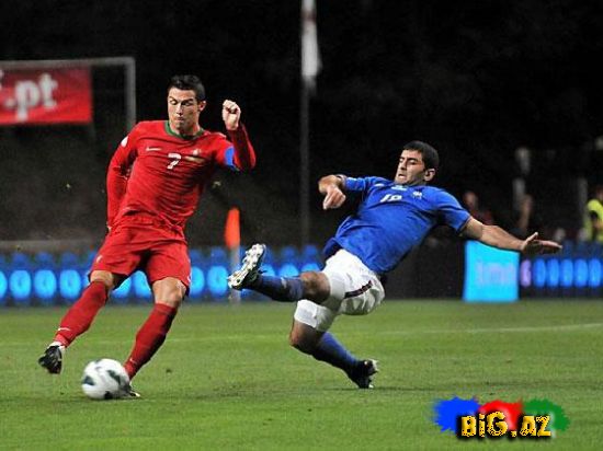 Dünya çempionatının seçmə mərhələsi: Portuqaliya 3:0 Azərbaycan (Foto, Video)