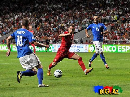 Dünya çempionatının seçmə mərhələsi: Portuqaliya 3:0 Azərbaycan (Foto, Video)