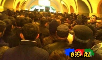 Bakı metrosunda problem - AÇIQLAMA