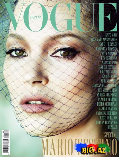 Kate Moss Vogue Spain dekabr sayında (Foto)