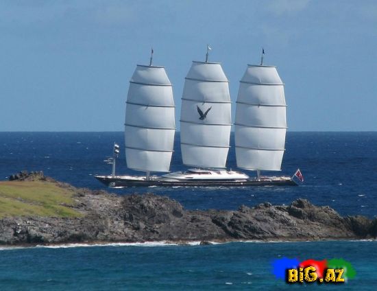 Malta Şahini: Ən böyük yelkənli yaxta (Foto+Video)