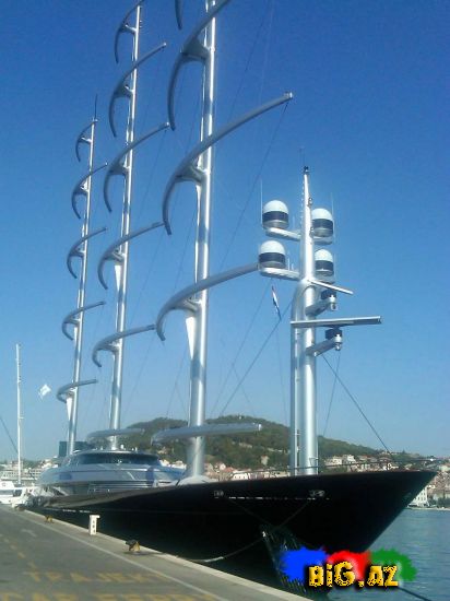 Malta Şahini: Ən böyük yelkənli yaxta (Foto+Video)