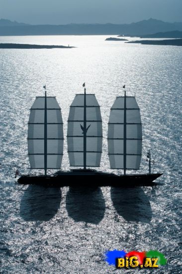 Malta Şahini: Ən böyük yelkənli yaxta (Foto+Video)