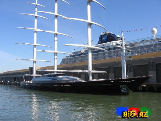 Malta Şahini: Ən böyük yelkənli yaxta (Foto+Video)