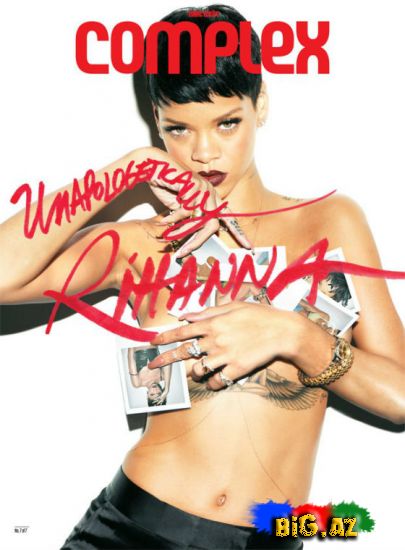 Rihanna Covers Complex Magazine 2013 sayında 7 formada (Foto)