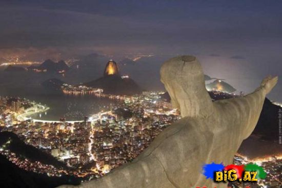 Rio-De Janeyrodakı Xrista Spasitel heykəli (Fotolar)