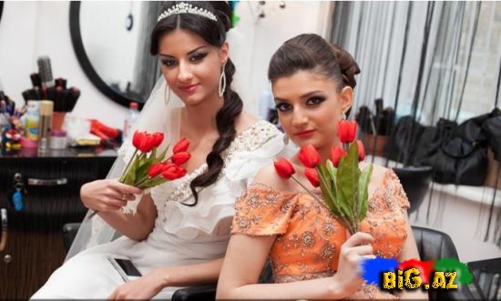 Miss Azerbaijanın modelləri gəlinlik geydi (Fotolar)