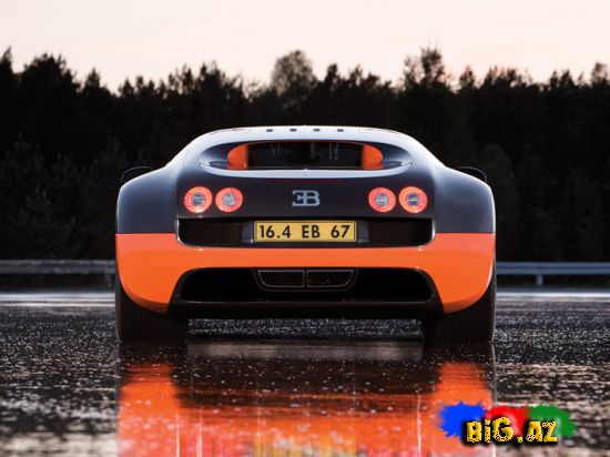Bugatti Veyron devrildi (Foto)