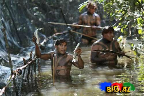 Amazon cəngəlliklərindən ilk görüntülər (Fotolar)