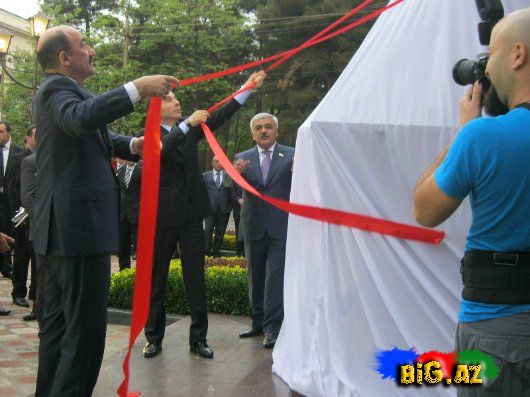 Rustavi şəhərində Heydər Əliyev parkı açıldı (Fotolar)