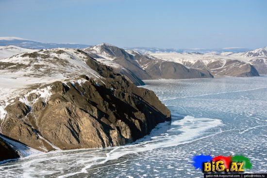 Dünyanın ən dərin gölündən (Fotolar)