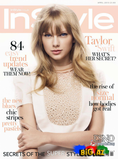 Taylor Swift InStyle jurnalında (Fotolar)