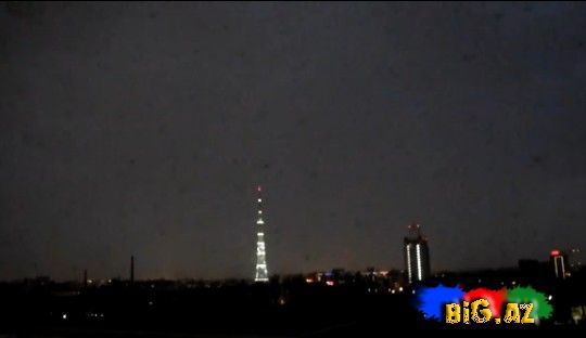 Teleqülləni ildırım vurdu (Video)