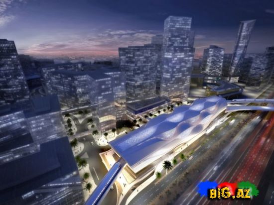 Dünyanın ən bahalı, ən gözəl metro stansiyası tikilir (Fotolar)
