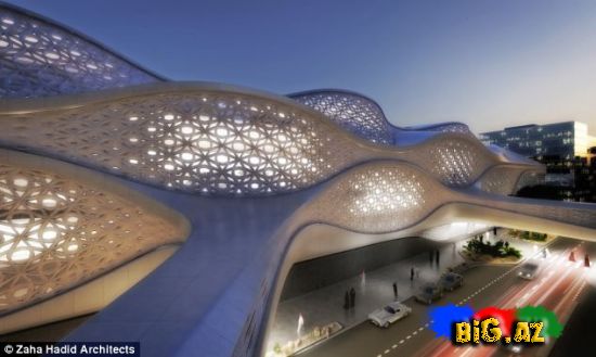 Dünyanın ən bahalı, ən gözəl metro stansiyası tikilir (Fotolar)