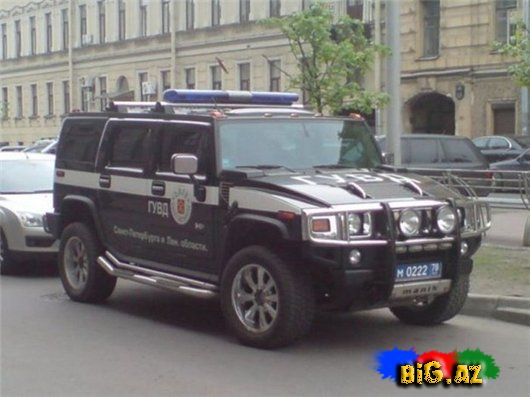 Rusiya polisinin maşınları (Fotolar)