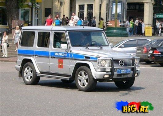 Rusiya polisinin maşınları (Fotolar)