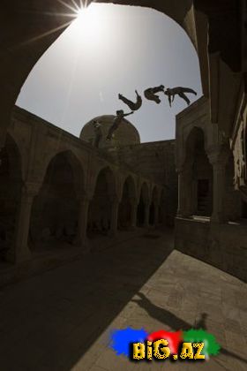 Tanınmış parkuristin Bakı macəraları (Foto,Video)