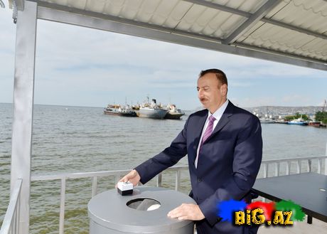 Bakıda yeni bulvarın təməli qoyuldu (Fotolar)
