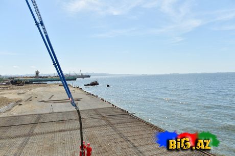 Bakıda yeni bulvarın təməli qoyuldu (Fotolar)