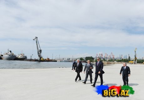 Bakıda yeni bulvarın təməli qoyuldu (Fotolar)