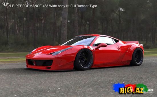 LB Performance asmasında Ferrari 458 Italia - Fotolar