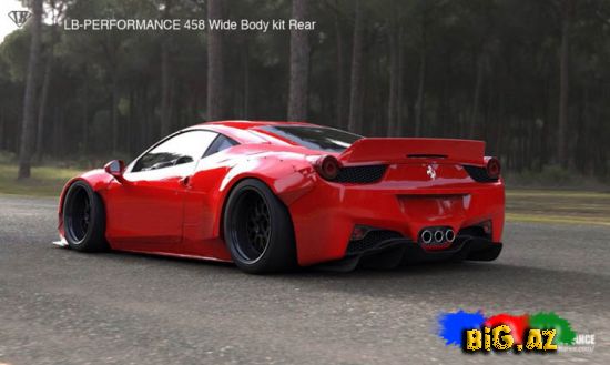 LB Performance asmasında Ferrari 458 Italia - Fotolar