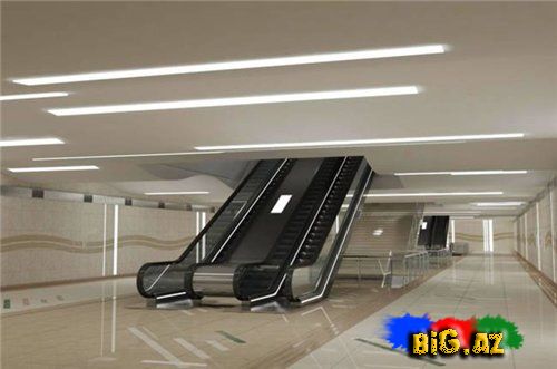 Bakı metrosunun yeni stansiyası belə olacaq - Fotolar