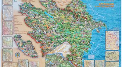 Azərbaycanın "3D" formatında yeni xəritəsi 