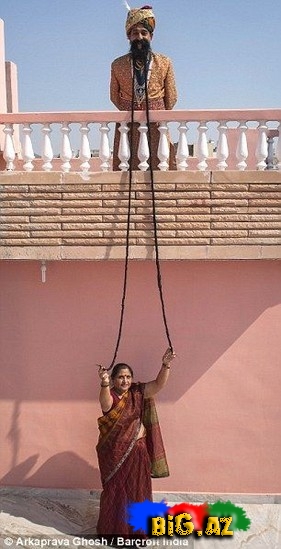 Dünyanın ən uzun bığlı insanı - FOTO