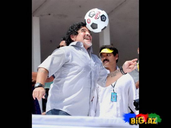 "Yaşayan əfsanə Maradona 53 yaşında" - FOTO