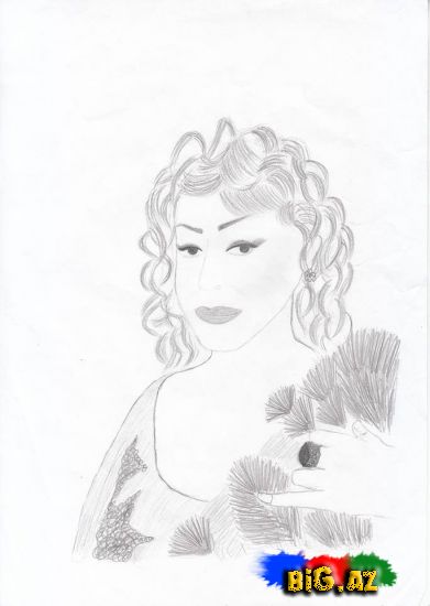 Məşhurların əllə çəkilmiş rəsmləri - FOTO