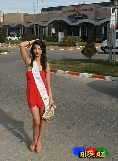 Azərbaycanlı model beynəlxalq gözəllik yarışmasında - FOTO