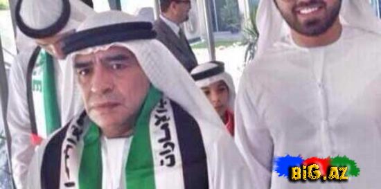 Maradonanın bu hərəkəti "Ərəblər terroristdir" fikirinin üstündən xətt çəkdi - FOTO