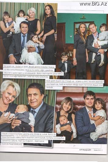 Mübariz Tağiyev ailəsindən danışdı - FOTO