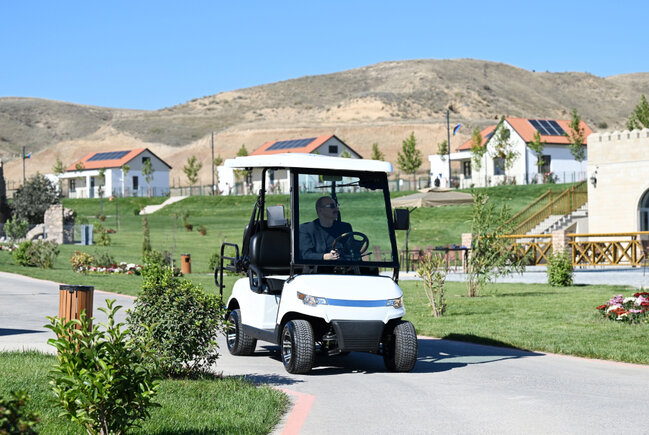 Prezident Cəbrayıldadır - Fotolar