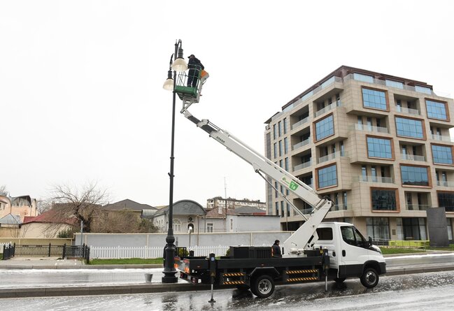 Güclü yağışdan sonra paytaxtda genişmiqyaslı daxili iməclik keçirilib