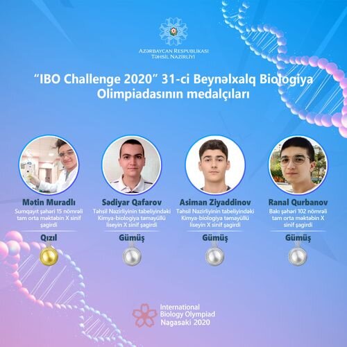 Azərbaycanlı şagirdlər uğura imza atdı - Biologiya Olimpiadasında