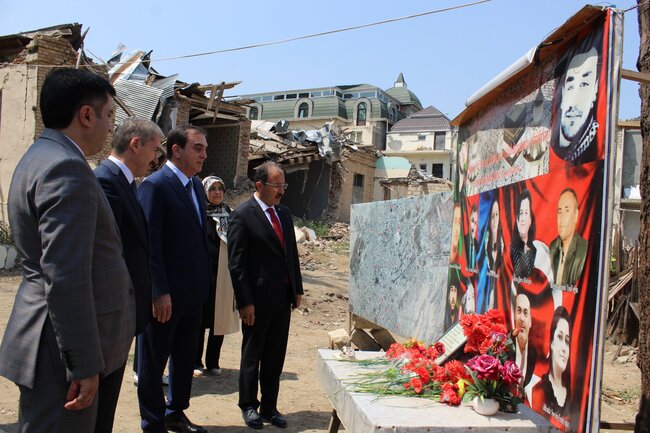 Türkiyənin səfirinin Gəncəyə rəsmi səfəri