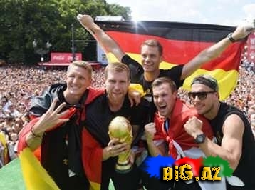 Almanlar kuboku qırdılar