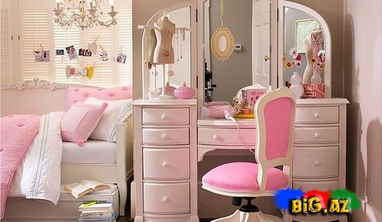 Gənc qızlar üçün valehedici otaqlar - FOTO