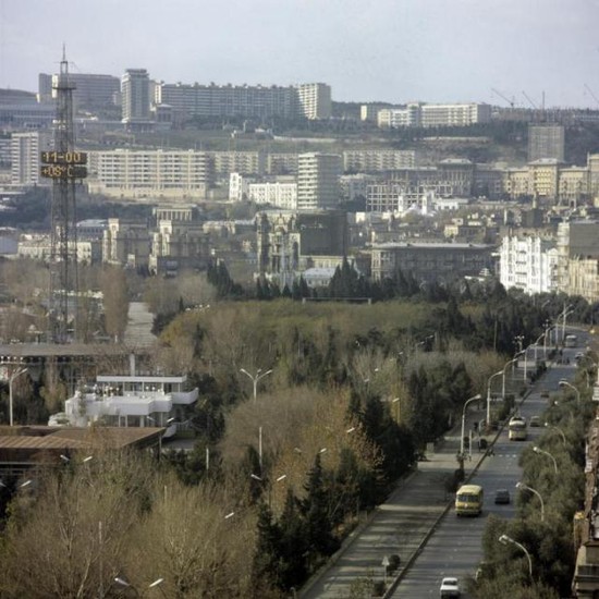 SSRİ dövründə Bakının fərqli yerlərində çəkilmiş - FOTOLAR