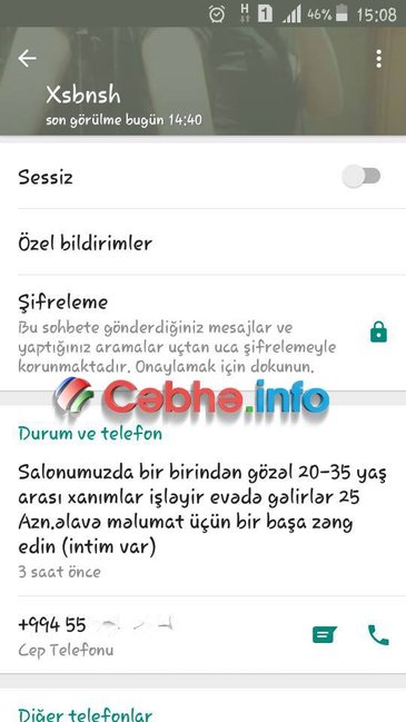 Bakıda evlərdə 25 manata intim xidmət təklifi - FOTOFAKT