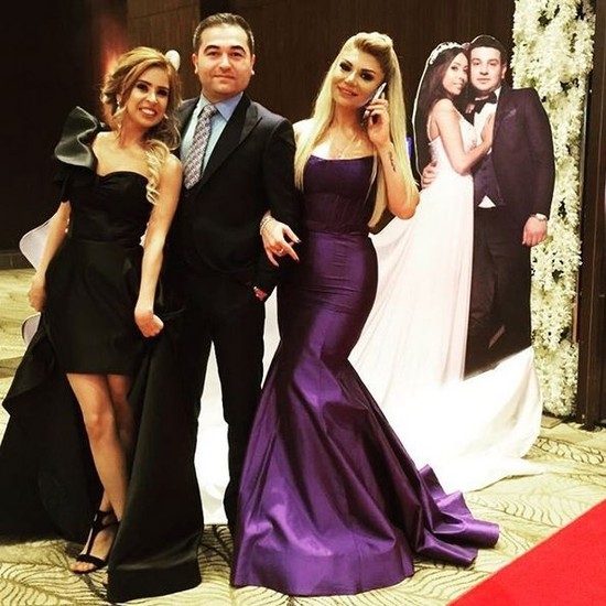 Azərbaycanlı aparıcılar türk məşhurla bir toyda - FOTOLAR
