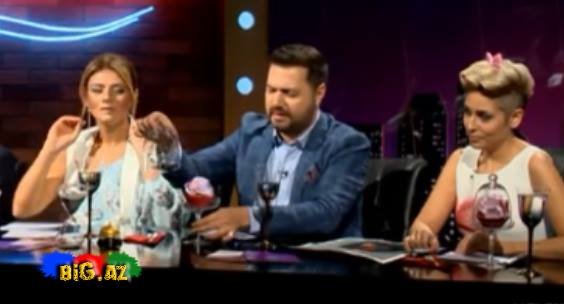 Aparıcıdan canlı efirdə +18 ifadə: "S..." - VİDEO